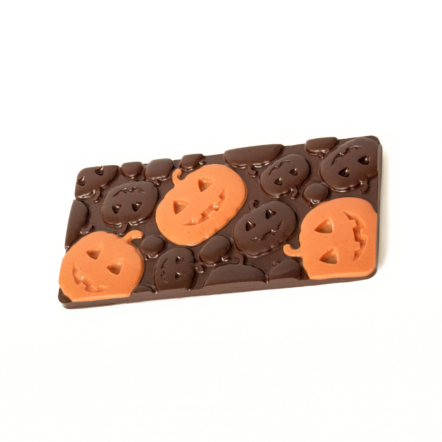 Tablette de chocolat noir Halloween