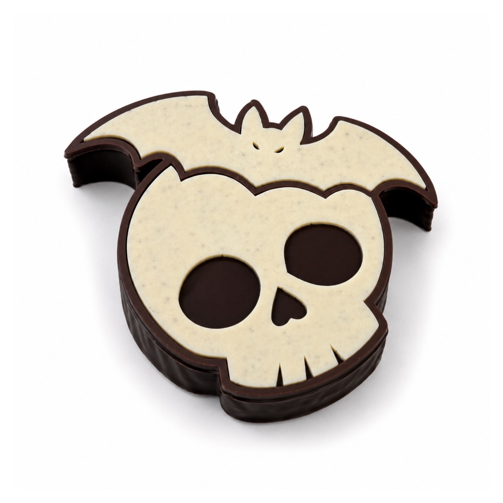 Bouchée chocolatée d'Halloween Tête de Mort