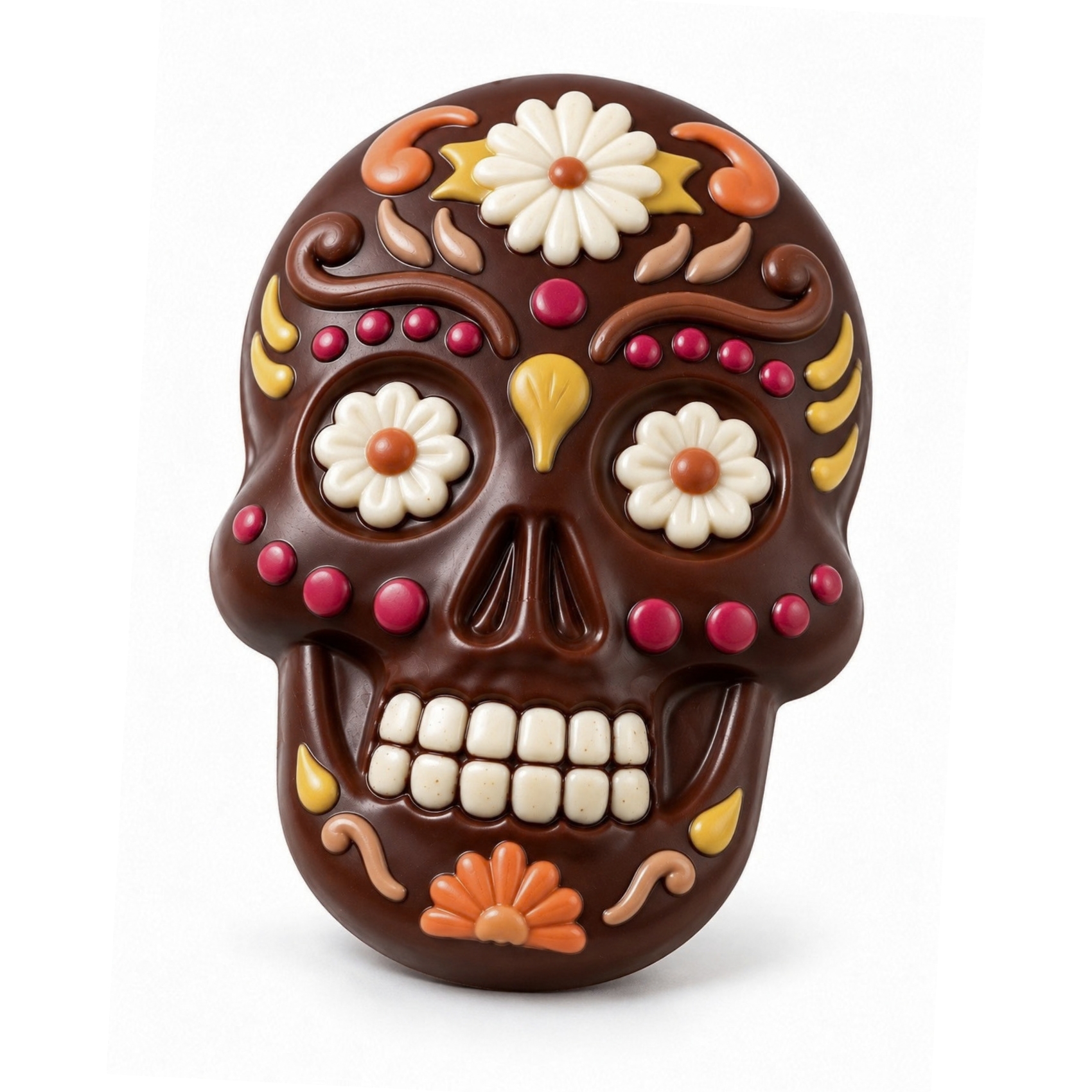 Bouchée chocolatée d'Halloween Dia de los Muertos