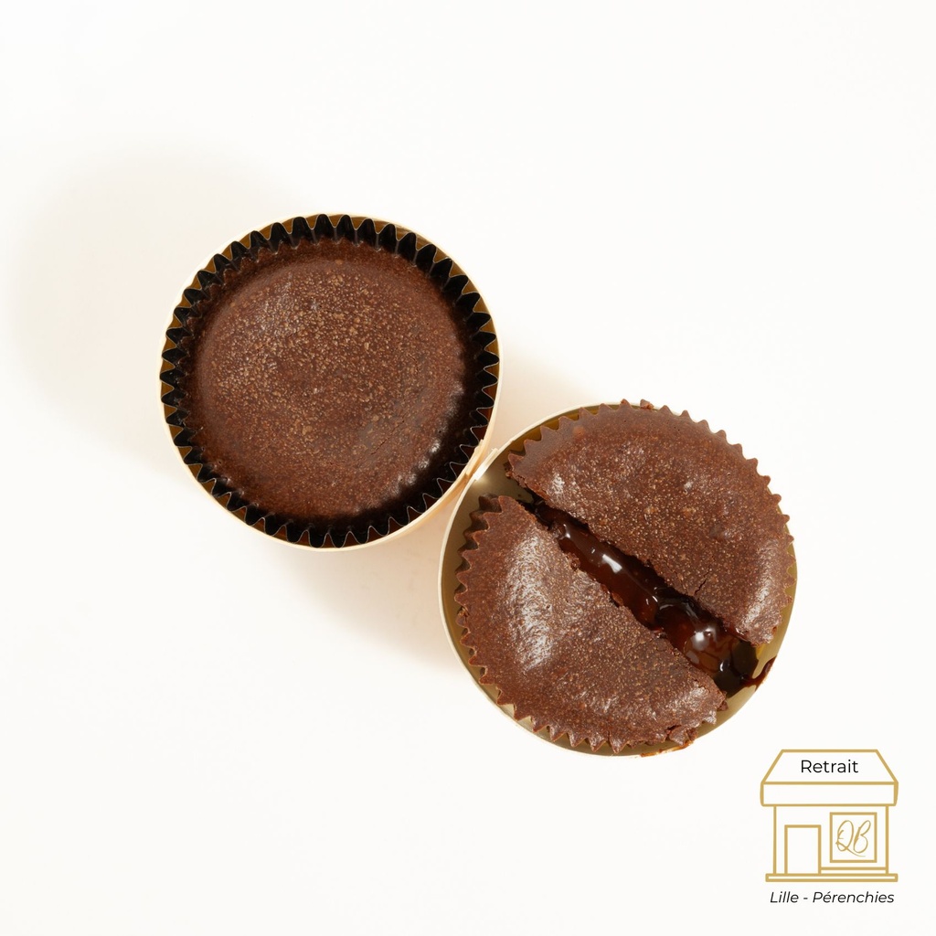 Fondant au chocolat noir QB | Pâtisserie | Lille