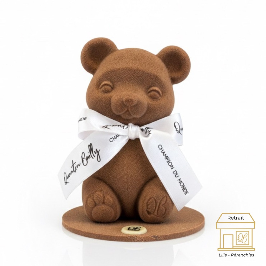 Ourson mignon chocolat au lait by QB