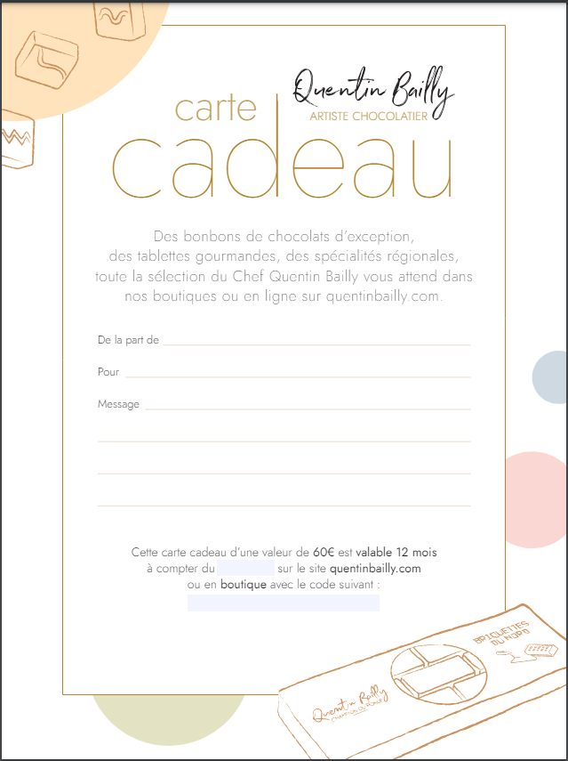 Carte-cadeau QB 60€