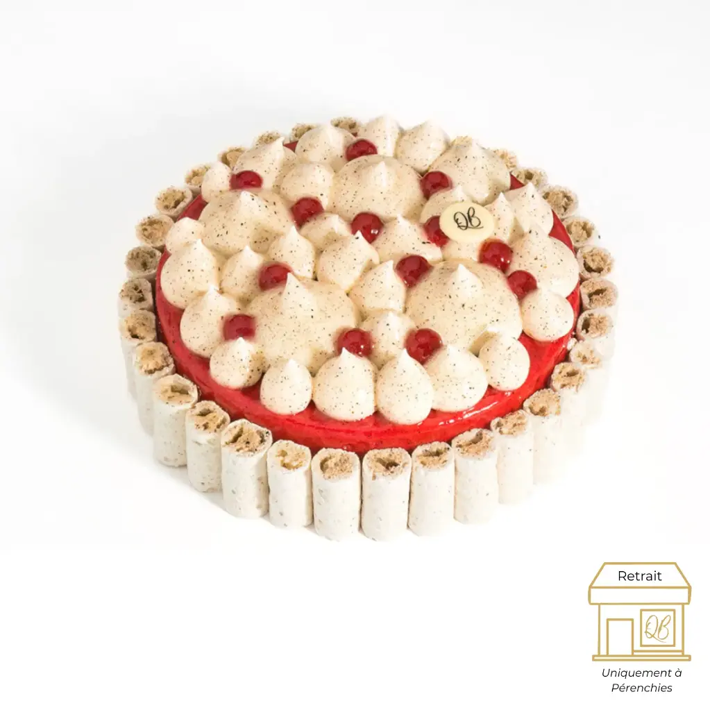 Vacherin glacé fraise QB