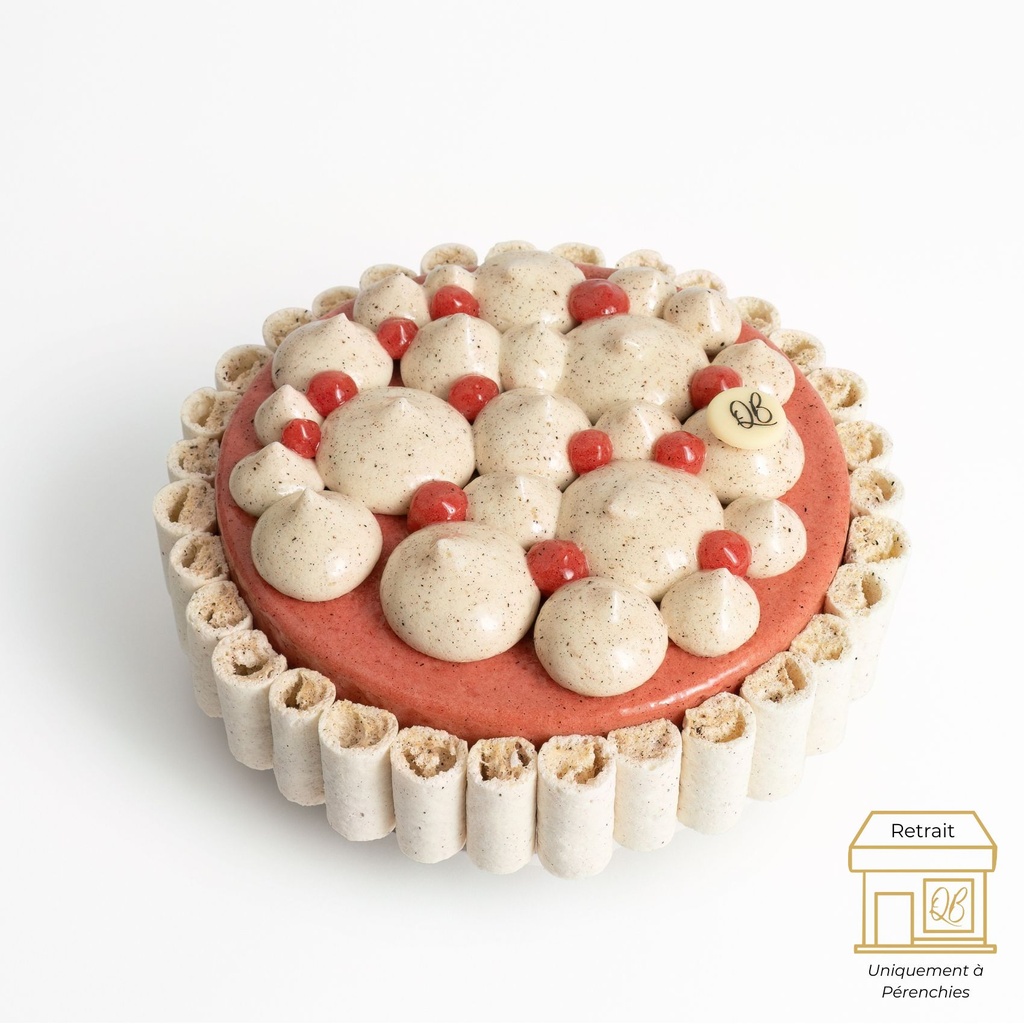 Vacherin glacé fraise QB