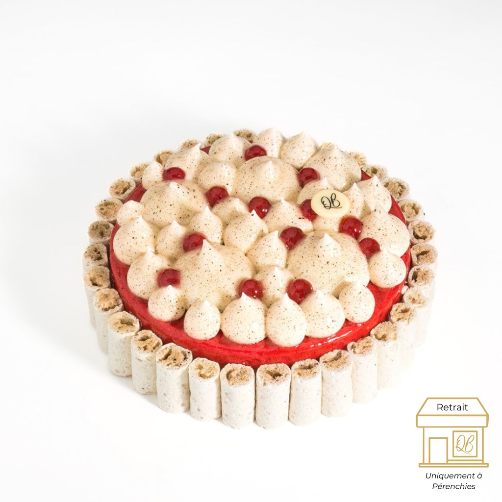 Vacherin glacé framboise QB