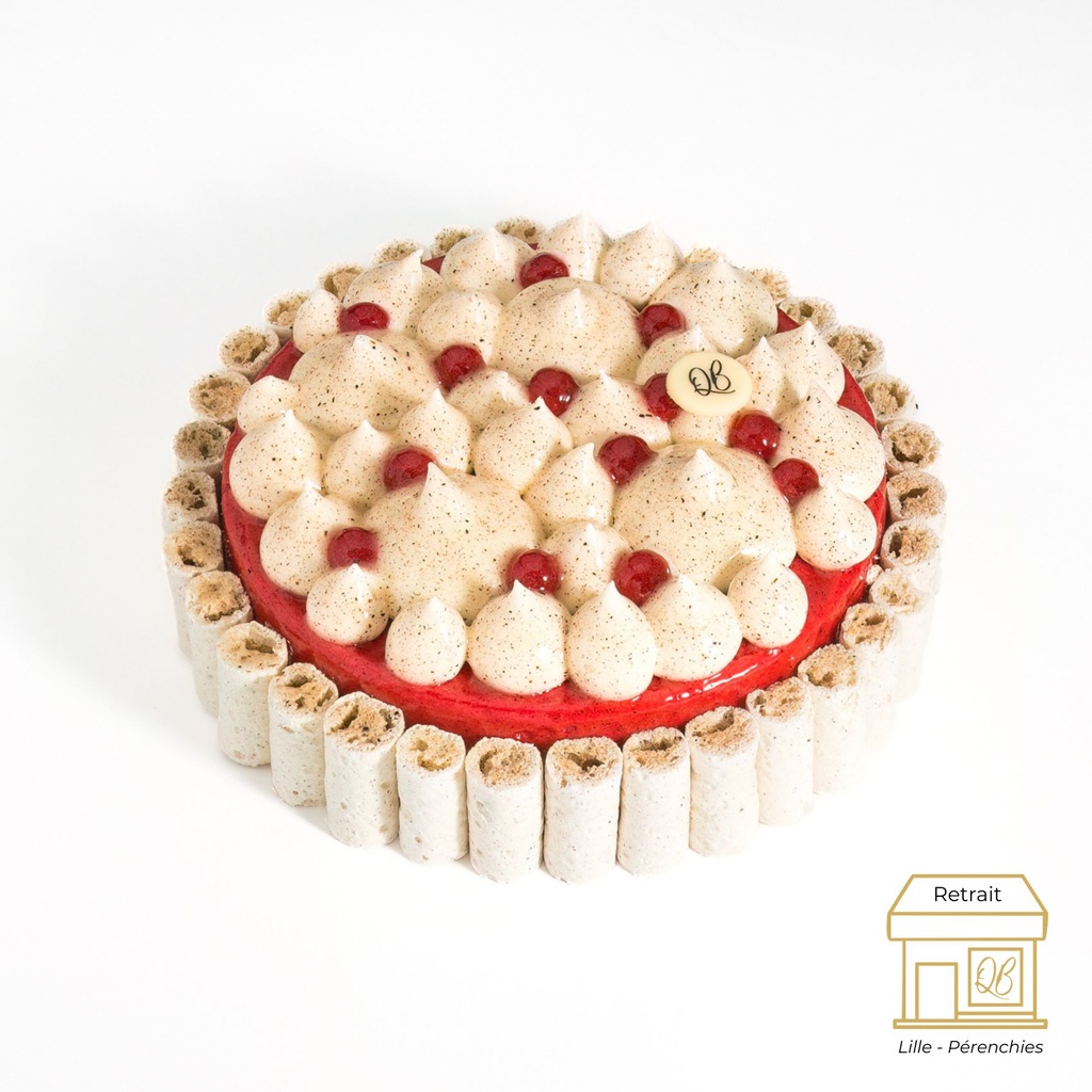 Vacherin glacé framboise QB