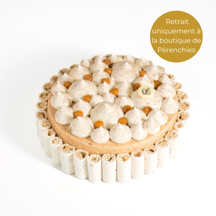 Vacherin cacahuète vanille QB