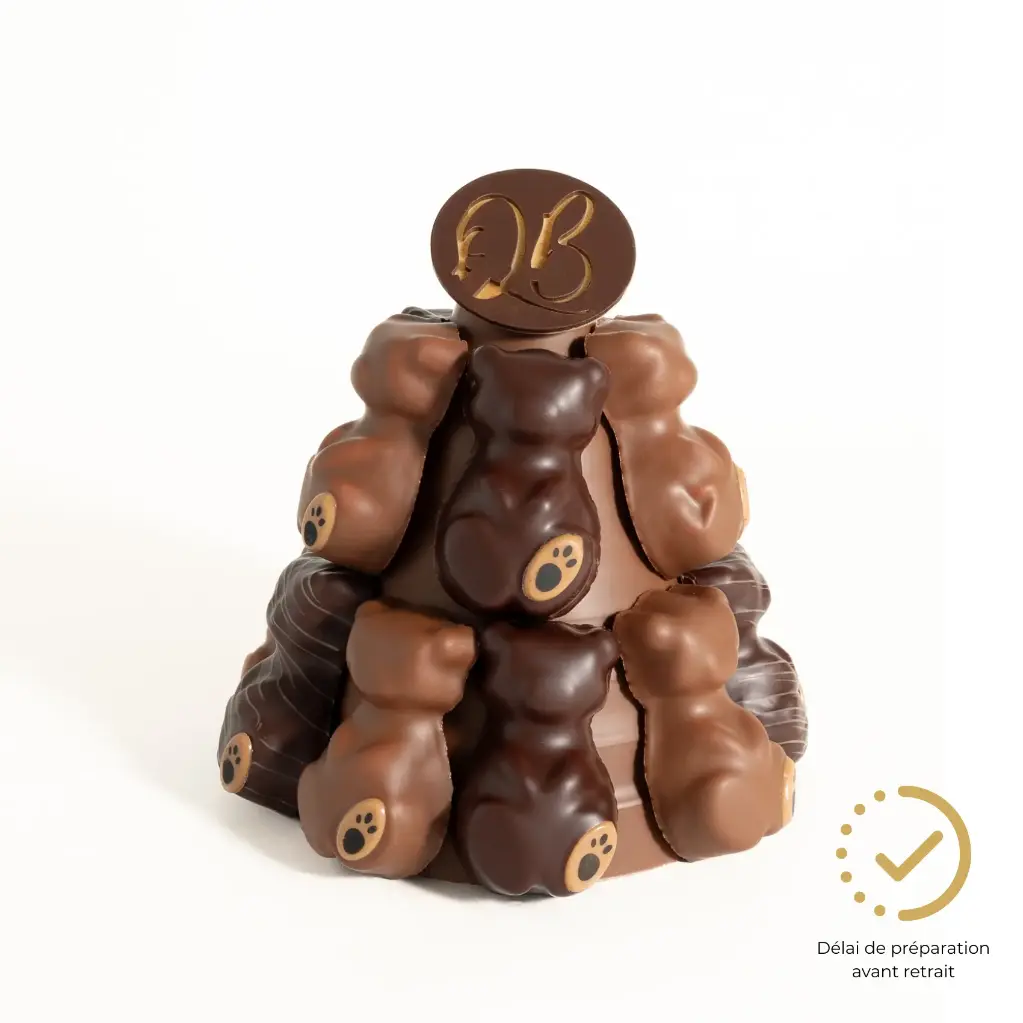 Pyramide d'oursons guimauve petite (13) QB