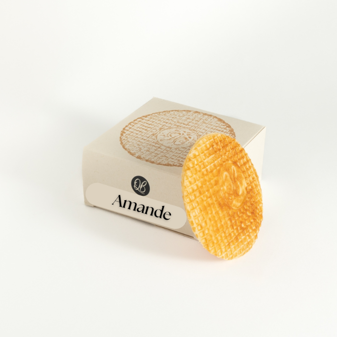Gaufres fourrées amande QB