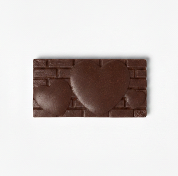 Tablette cœur noir croustillante QB 