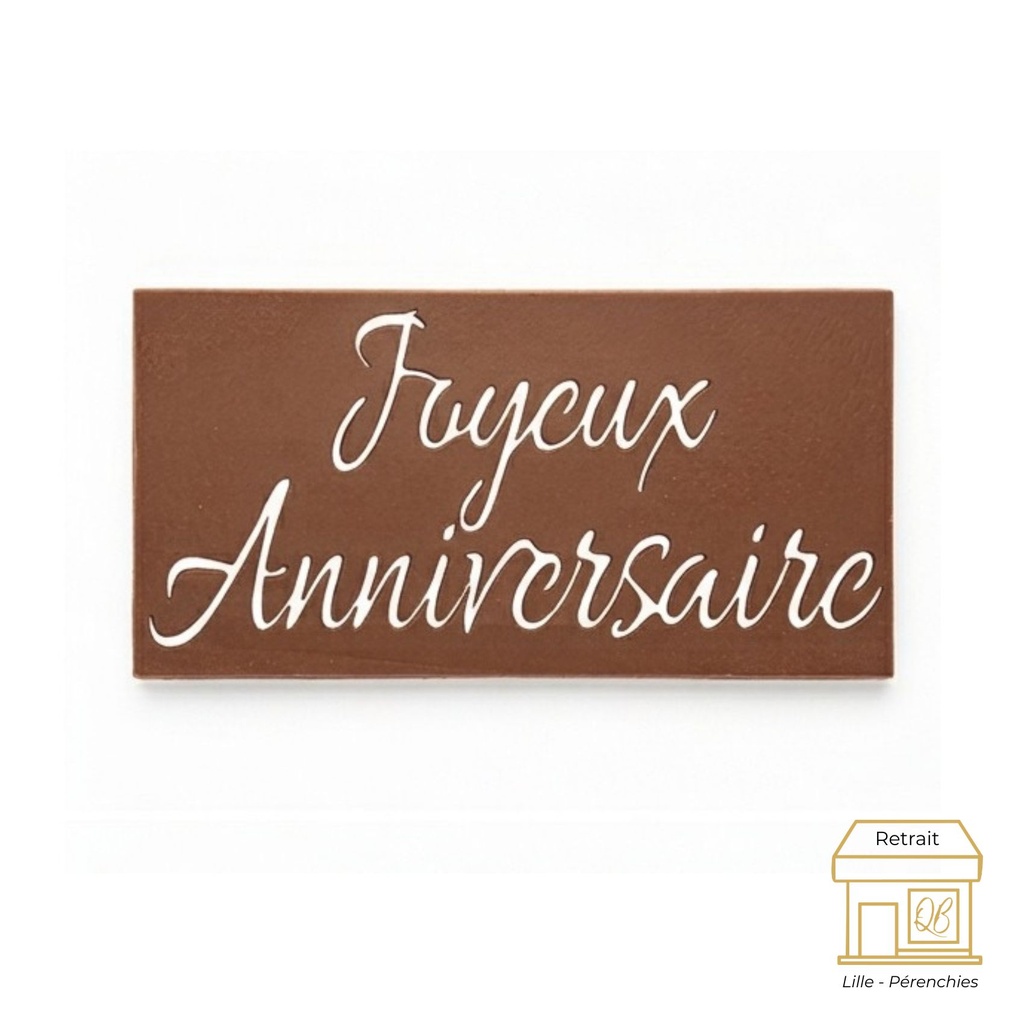 Plaque anniversaire QB
