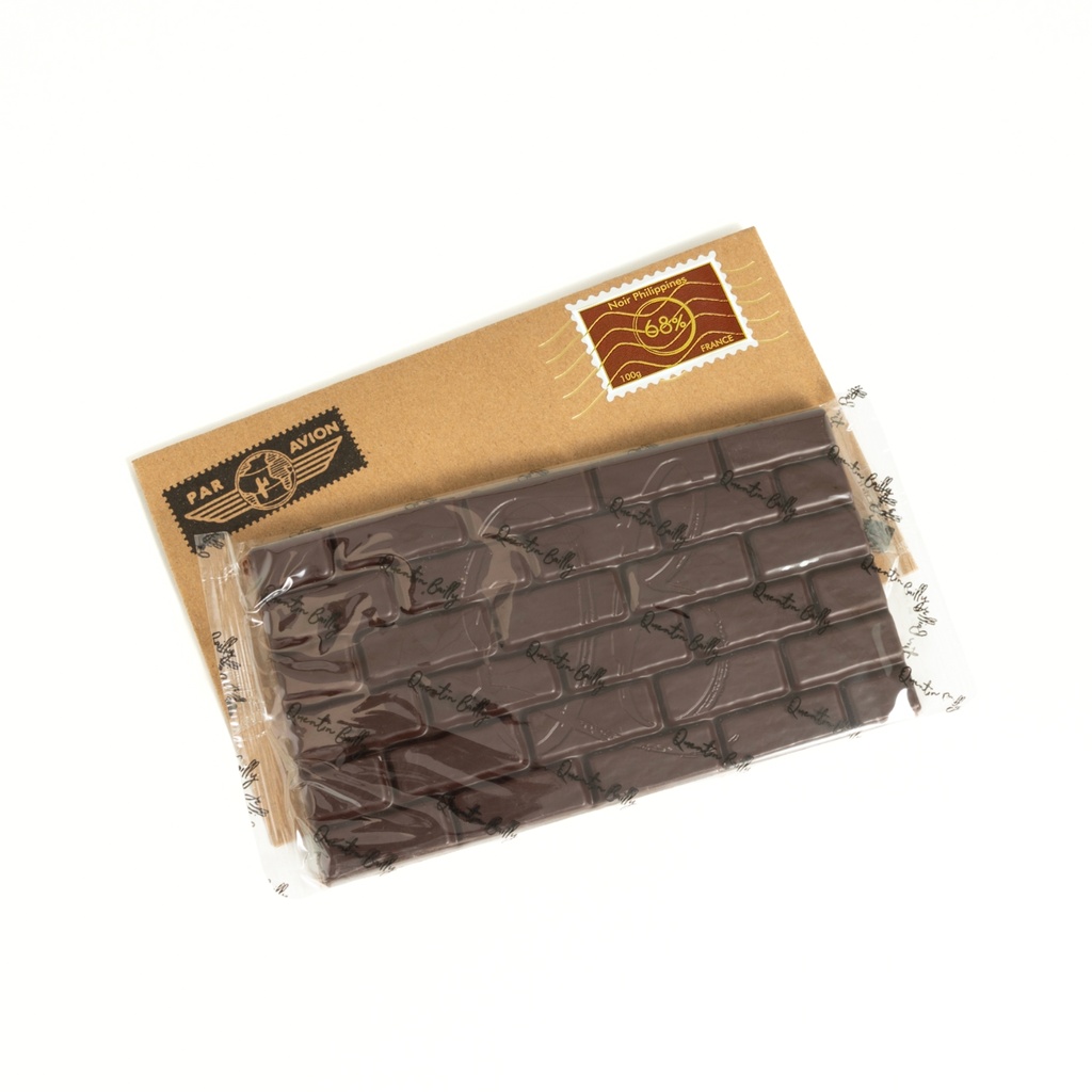 Tablette noir Philippines 68% de cacao minimum QB