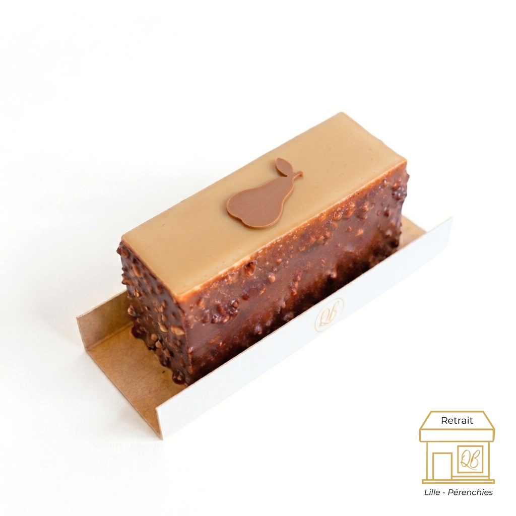 Entremets individuel Poire Caramel QB