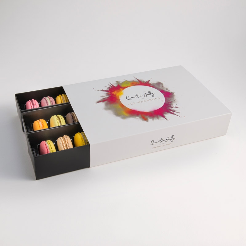 Assortiment macarons par 24 QB