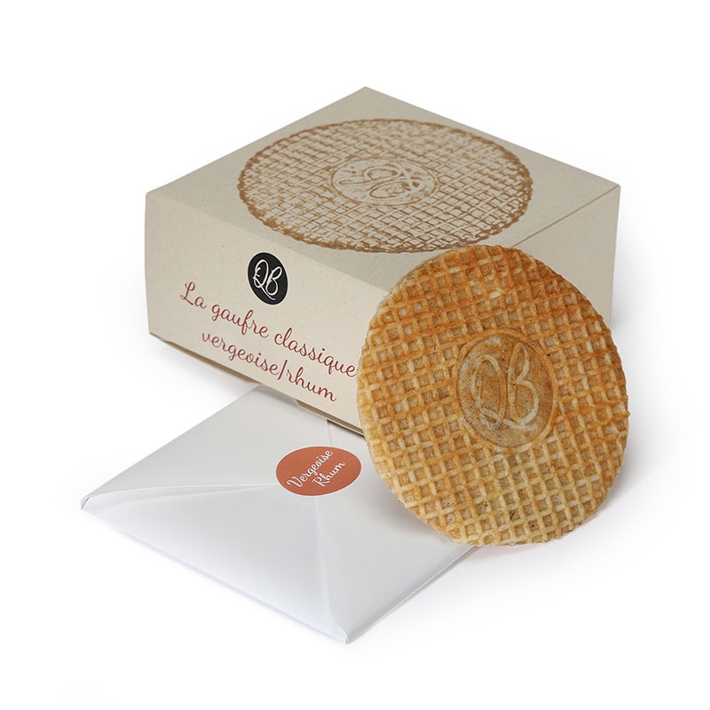 Gaufres fourrées rhum/vergeoise QB