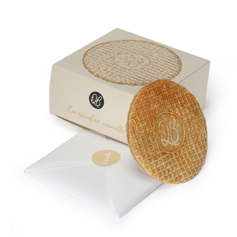 Gaufres fourrées vanille QB
