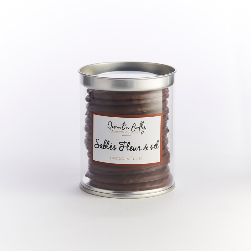 Sablés fleur de sel et chocolat noir QB