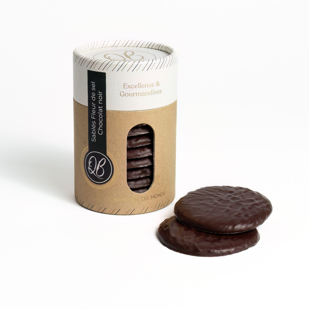 Sablés fleur de sel et chocolat noir QB
