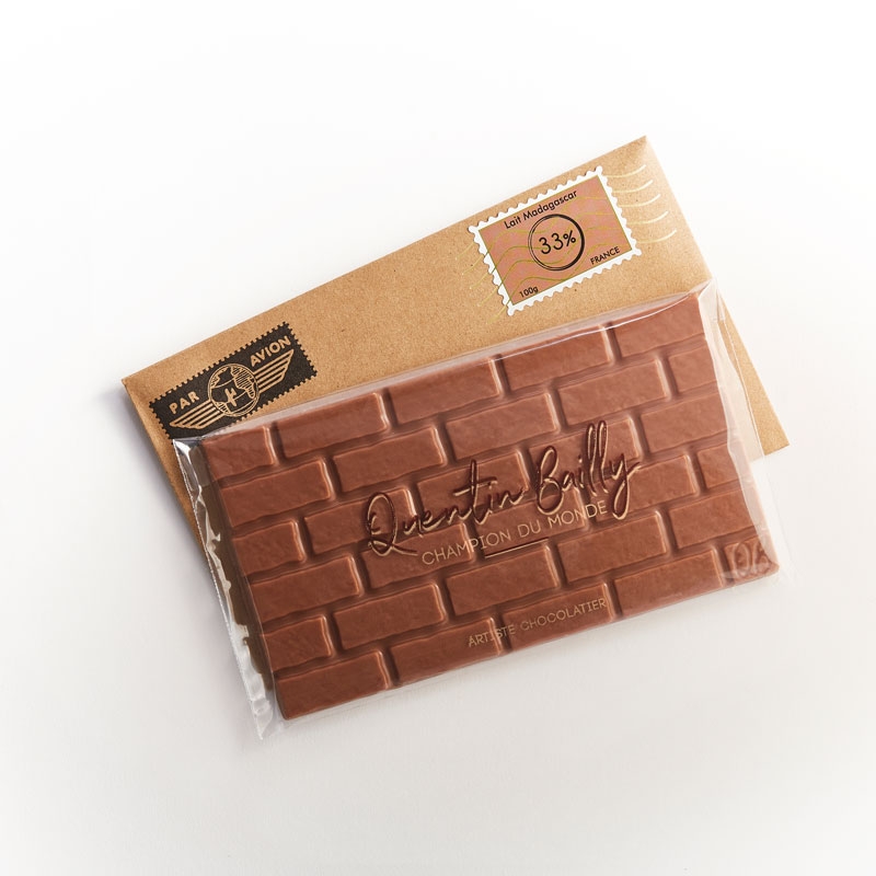 Tablette lait pur Madagascar 33% de cacao minimum QB