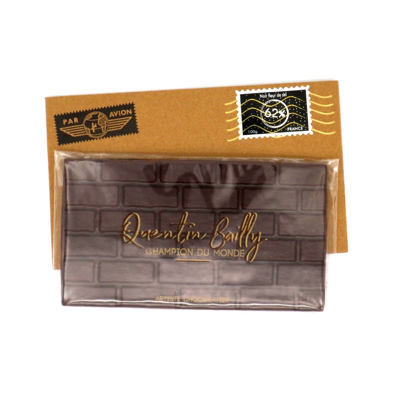 Tablette noir 66% de cacao et fleur de sel QB