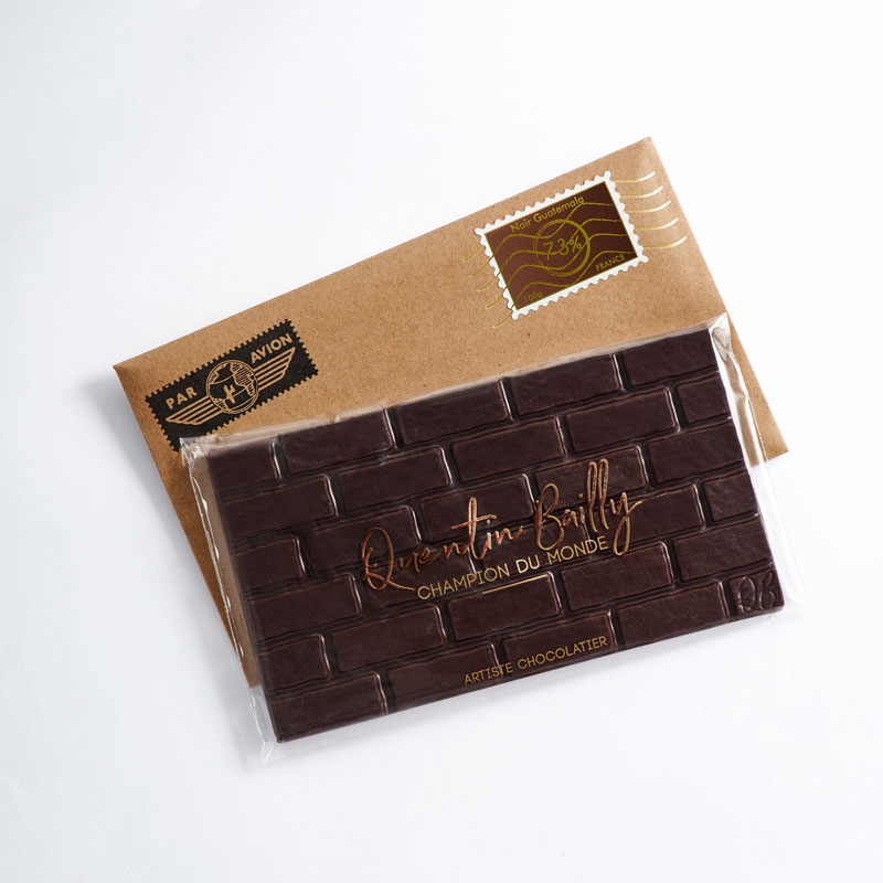 Tablette noir pur Guatemala 73% de cacao minimum QB