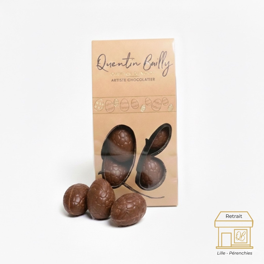 Sachet œufs praliné lait QB