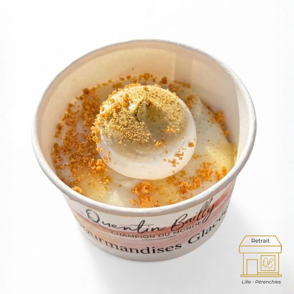 Sorbet citron façon tarte pot individuel QB