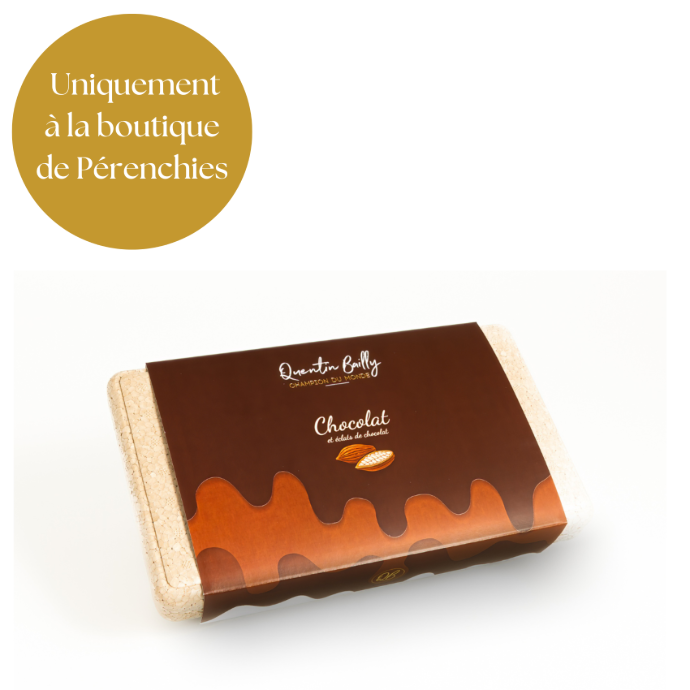 Glace au lait chocolat noir demi litre QB