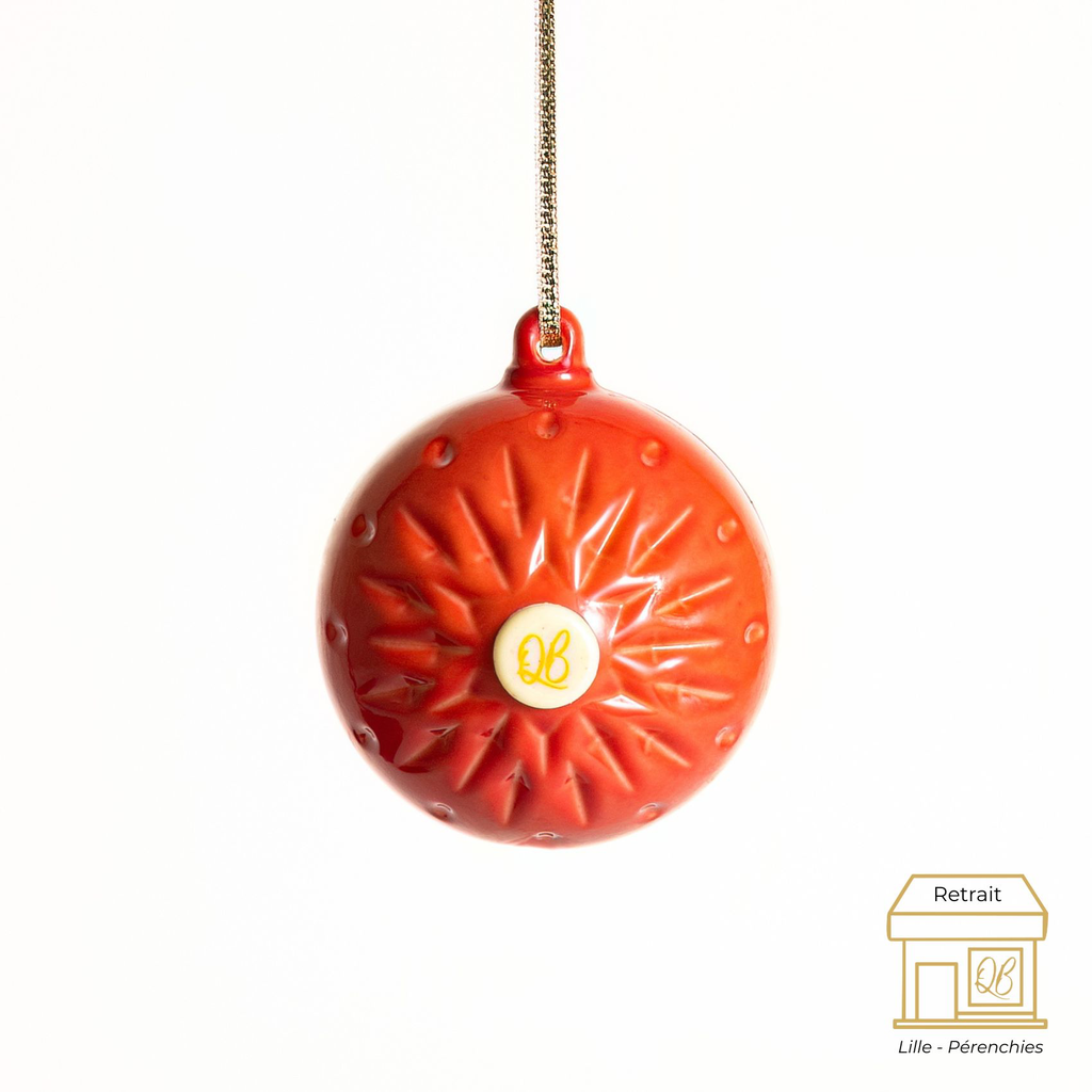 Boule de Noël blanc QB