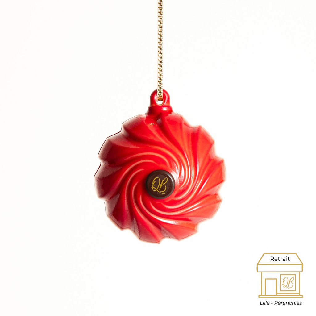 Boule de Noël noir QB