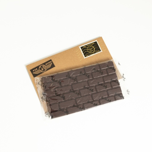 Tablette noir République Dominicaine pure pâte de cacao QB