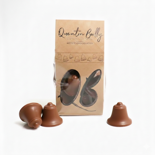 Sachet cloches gianduja lait QB