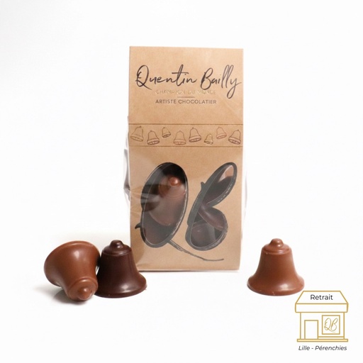 Sachet cloches gianduja mix QB