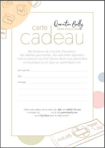 Carte-cadeau QB 80€