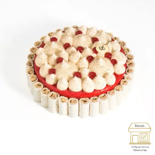 Vacherin glacé fraise QB