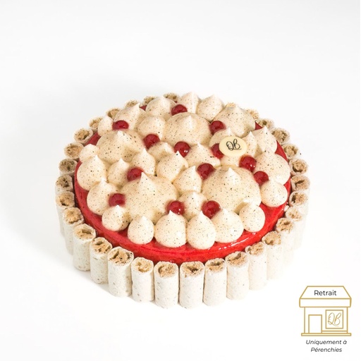 Vacherin glacé fraise QB