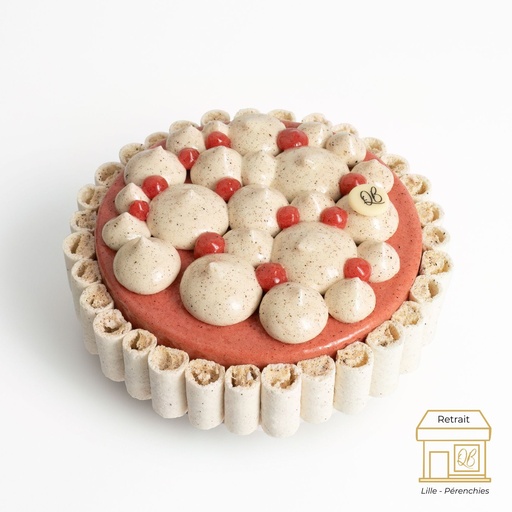 Vacherin glacé fraise QB