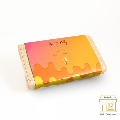 Sorbet pêche plein fruit litre QB