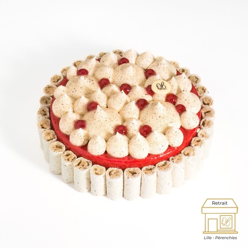 Vacherin glacé framboise QB