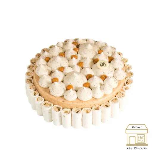 Vacherin cacahuète vanille QB
