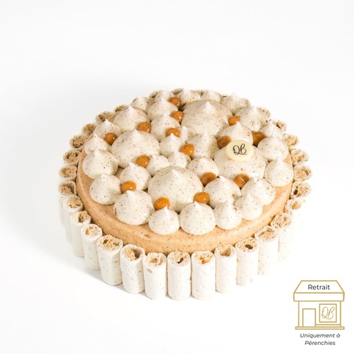 Vacherin cacahuète vanille QB