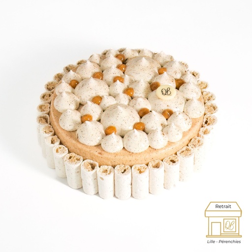 Vacherin cacahuète vanille QB