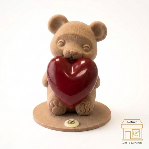 Ourson Fête des mères chocolat au lait QB