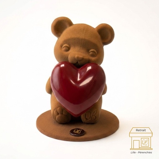 Ourson Fête des mères chocolat noir QB