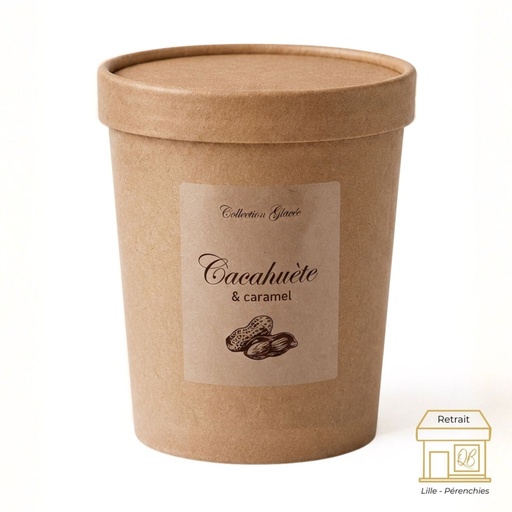 Cacahuète caramel - demi-litre QB