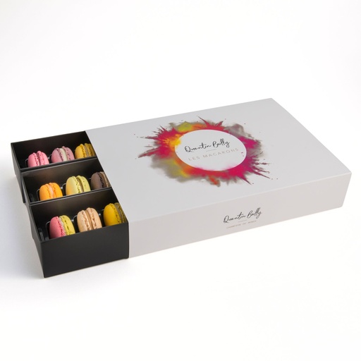 Assortiment macarons par 24 QB