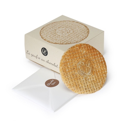 Gaufres fourrées chocolat noir QB