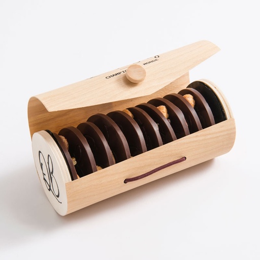 Mendiants chocolat noir 66% de cacao minimum QB