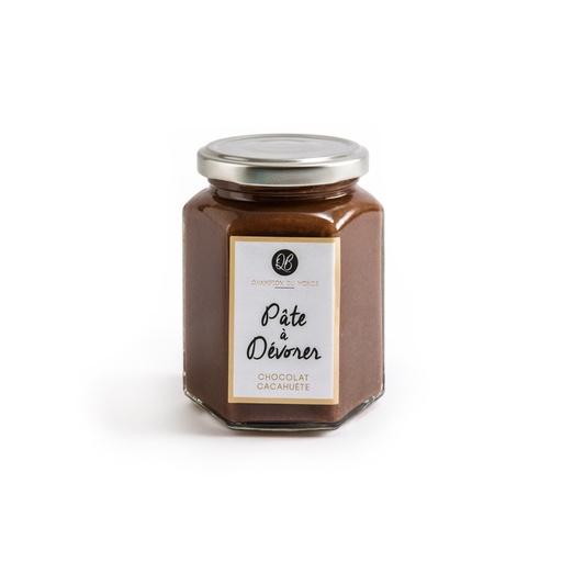 Pâte à dévorer chocolat cacahuète QB
