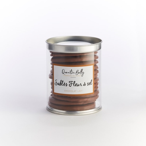 Sablés fleur de sel et chocolat au lait QB